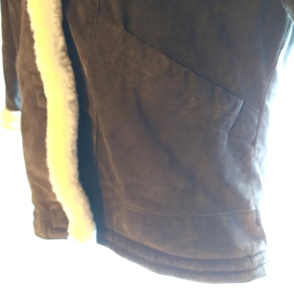 Gorgeous shearling suede winter coat EUC ❤️ - Picture 8 of 15